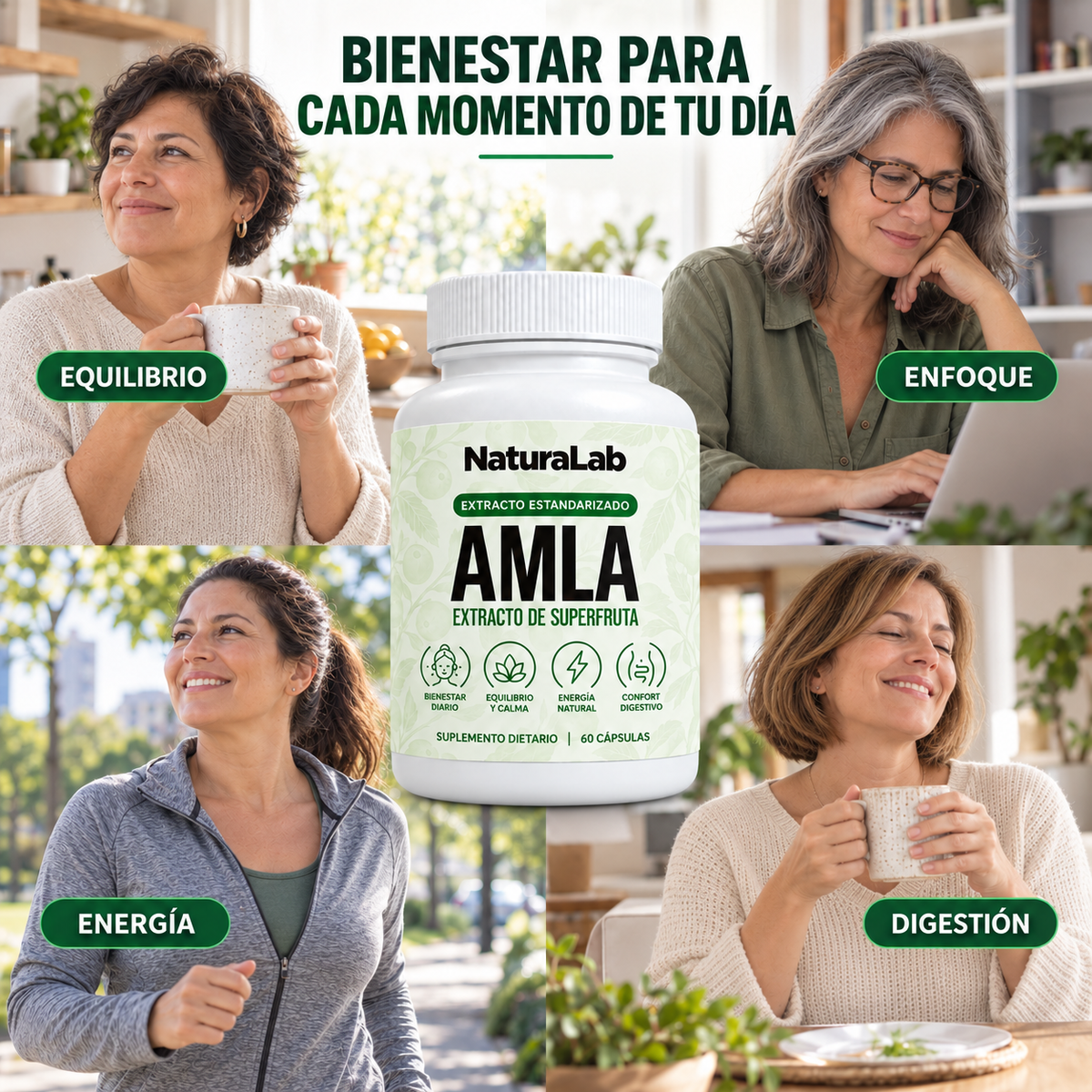 AMLA® – Más energía, menos hinchazón y una mente más clara.