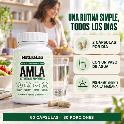 AMLA® – Más energía, menos hinchazón y una mente más clara.