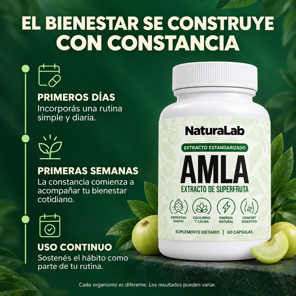 AMLA® – Más energía, menos hinchazón y una mente más clara.